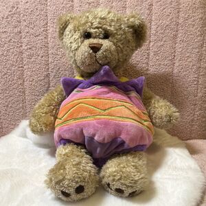 Build-A-Bear Workshop Plush Teddy Bear Light Brown with in Egg Costume